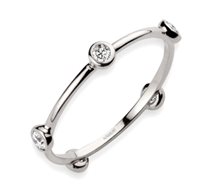Anello Namuri Donna in Oro bianco Diamante 0.1 Ct ANC-01/WW - ANC-01/WW